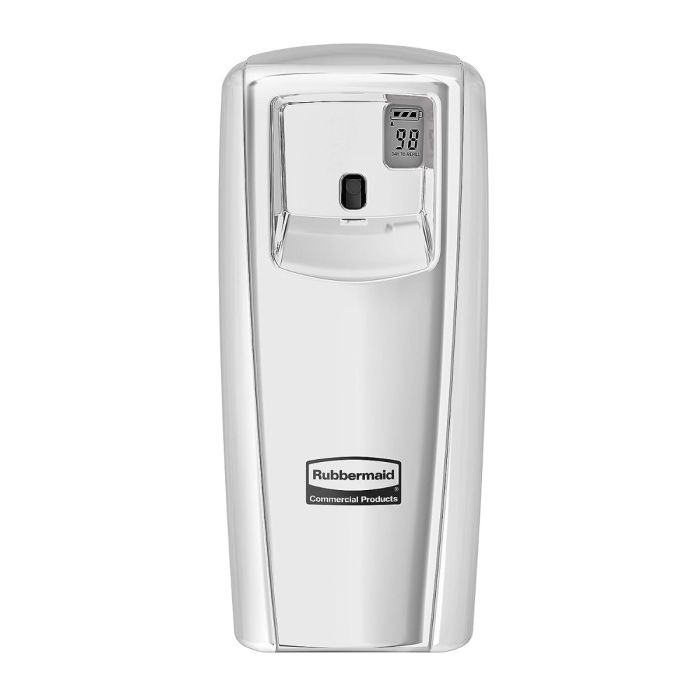 Rubbermaid 1793536 Microburst 9000 LCD Air Freshener Dispenser - Chrome in Color