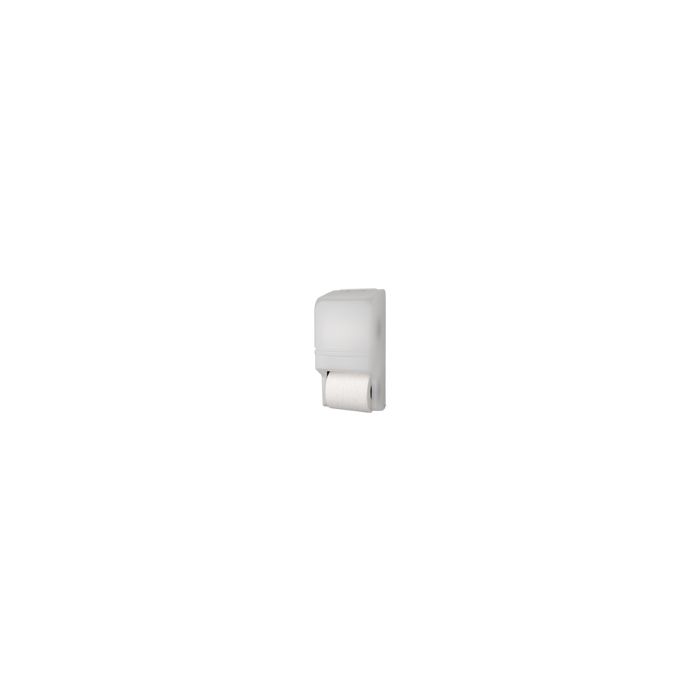 Palmer Fixture RD0025-03 Two Roll Standard Tissue Dispenser 2 lbs- White Translucent in Color