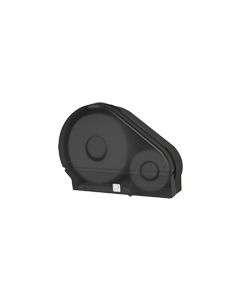 Palmer Fixture RD0024-02F 9" Jumbo Tissue Dispenser with 2 1/4" Stub & 3 3/8" Adaptors ,3 lbs - Black Translucent in Color