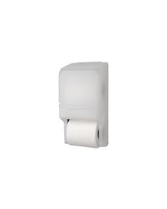 Palmer Fixture RD0025-03 Two Roll Standard Tissue Dispenser 2 lbs- White Translucent in Color